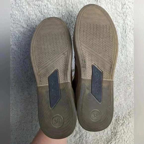 PAJAR Women Leather Flat Laces shoes size 38 = 7 US Colorful Original Style - Picture 9 of 9